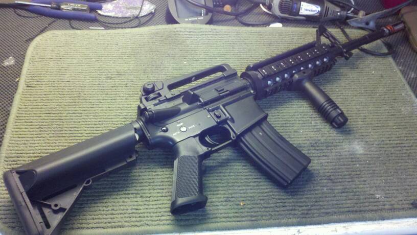 M4 Ris Build Airsoft GuRu Presents The GuRu Crew Reviews: D-Boys M4 RIS (Overide ...