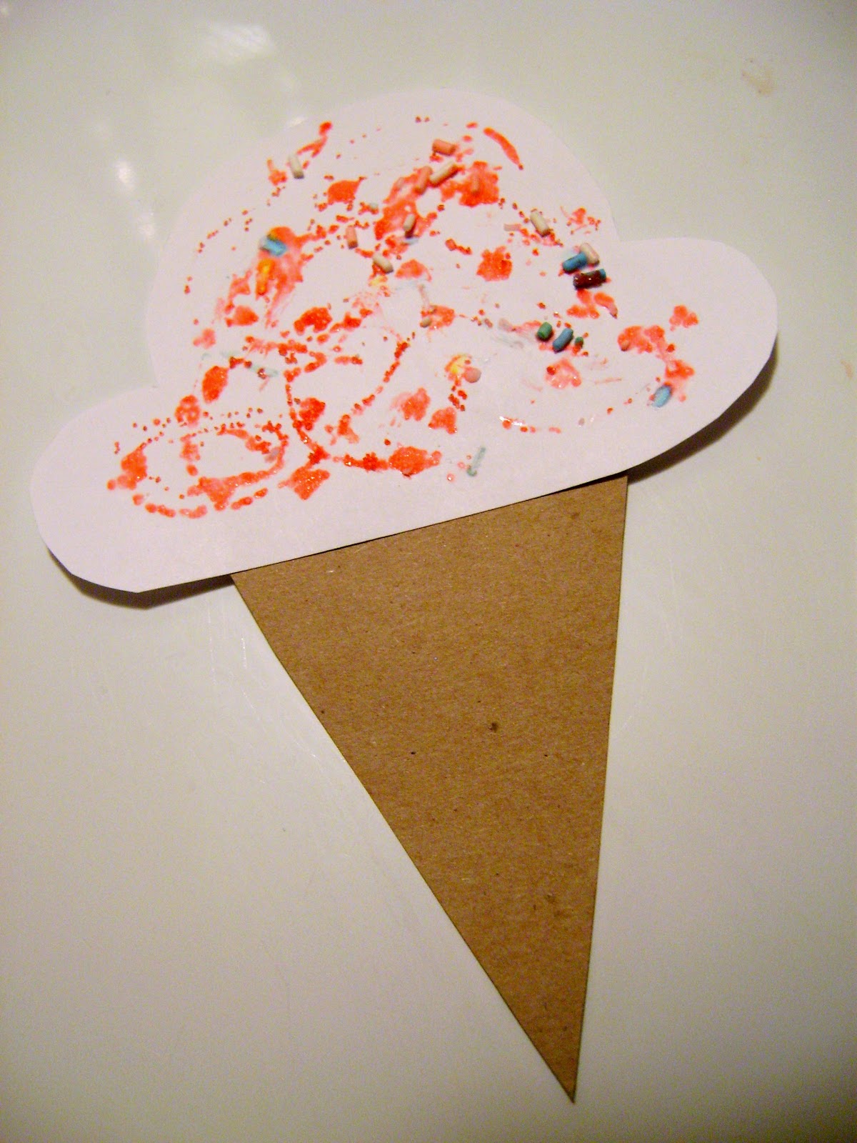 Little Family Fun: Ice Cream Cone Craft