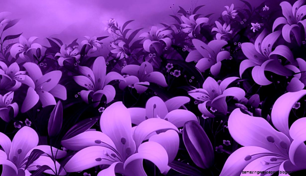 Purple Flowers Wallpapers   Wallpaper Cave