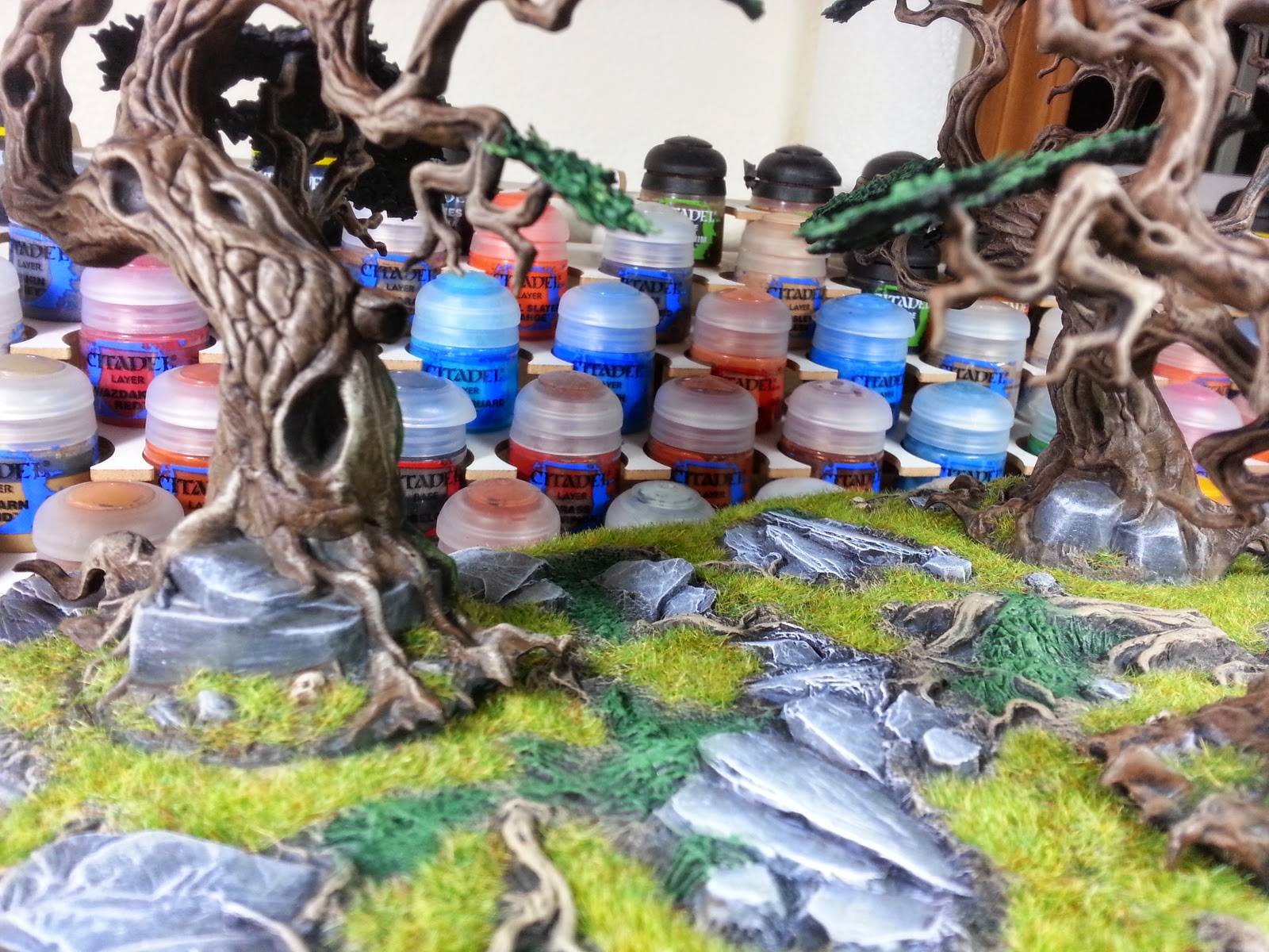 The Company of the Damned Citadel Wood Painted and Flocked.