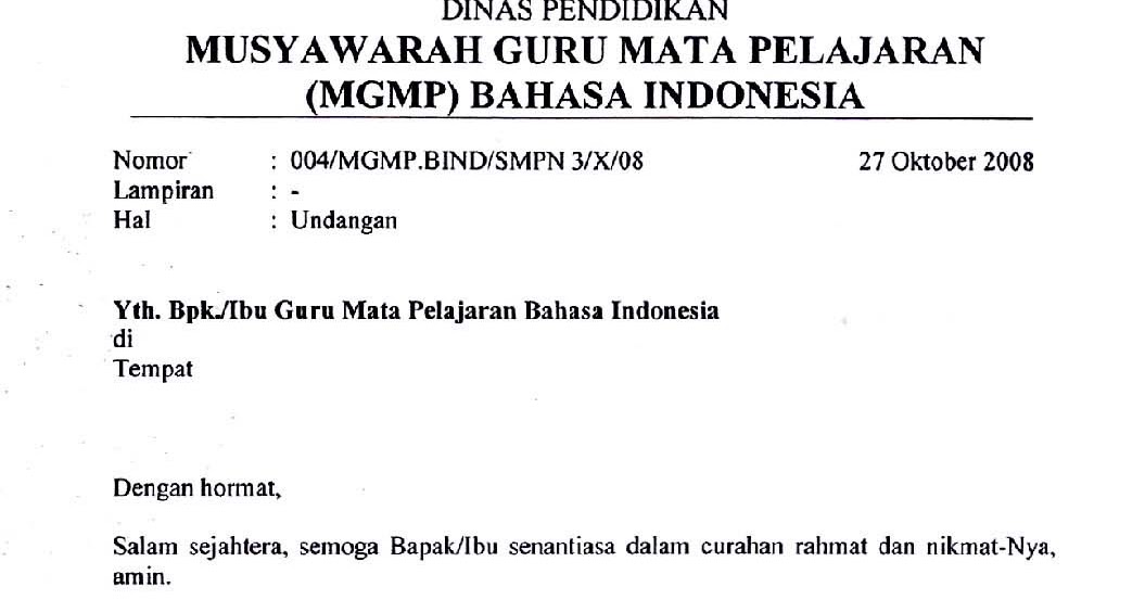 Contoh Surat Resmi Sekolah Dalam Bahasa Jawa Contoh Surat