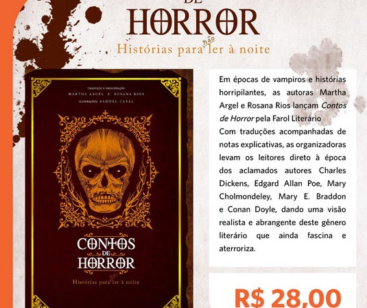 Lançamento: Contos de Horror, Farol Literário