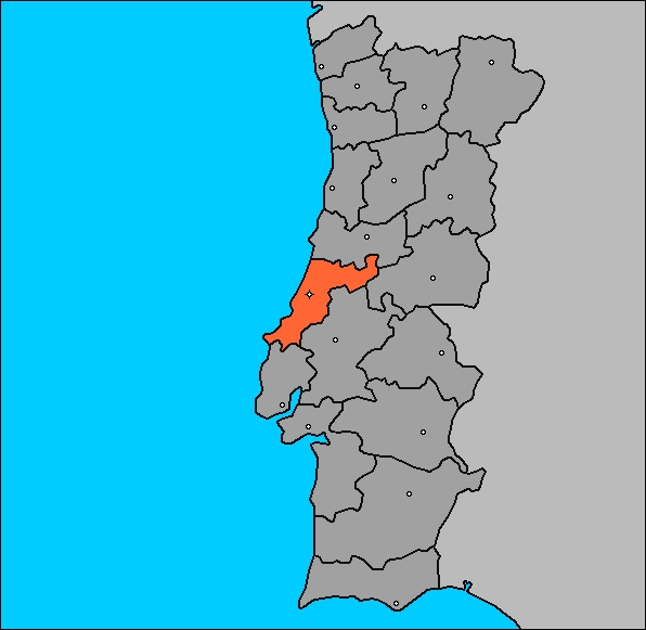 Mapa de portugal y leiria