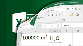 membuat-superscript-subscript-excel-2016 membuat-superscript-subscript-excel-2016