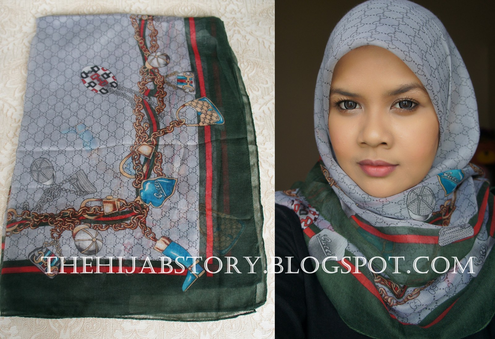 The Hijab Story, Your Online Hijab Store LV & Gucci Cotton Square Scarves