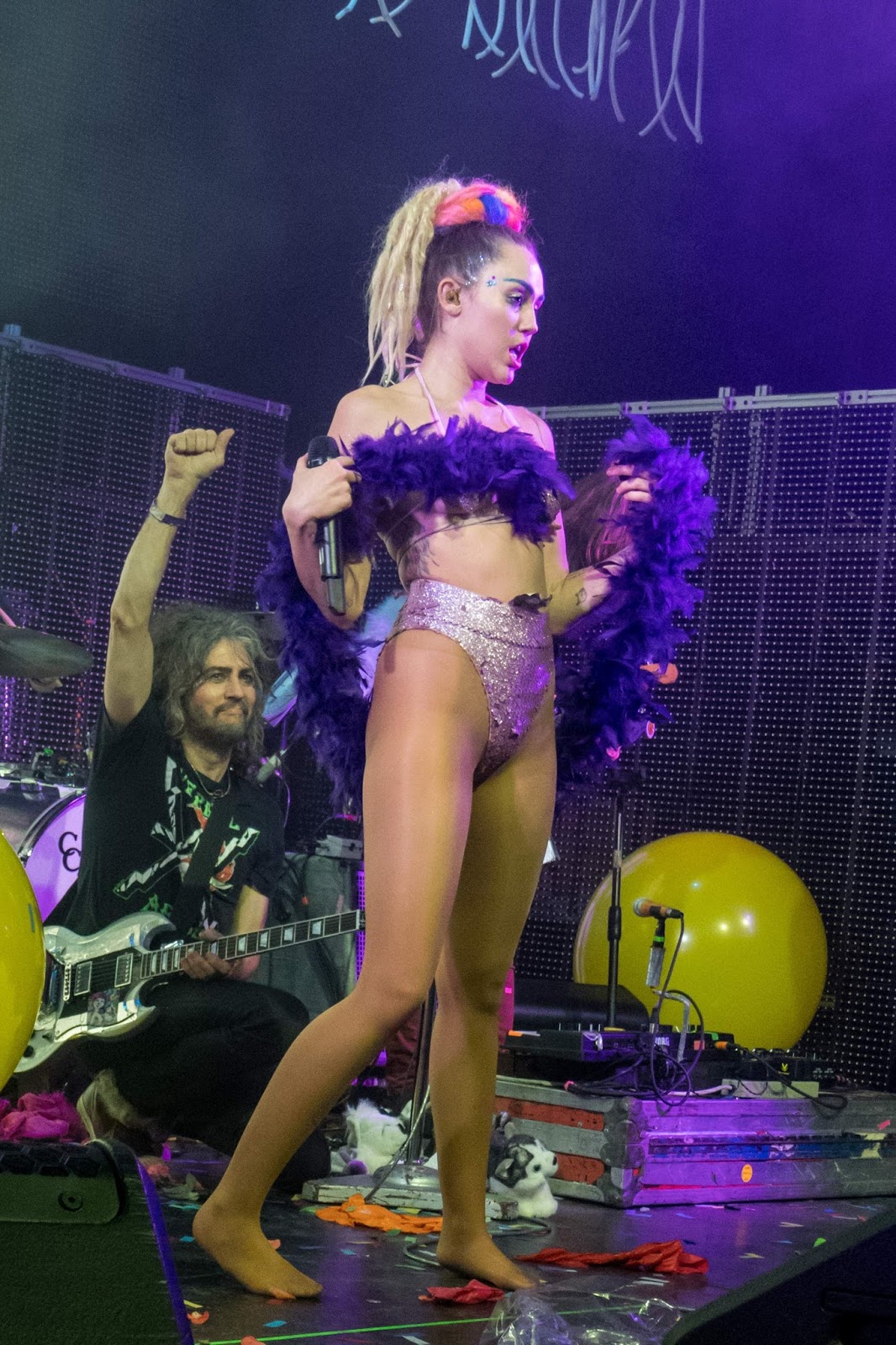 Miley Cyrus Pantyhose