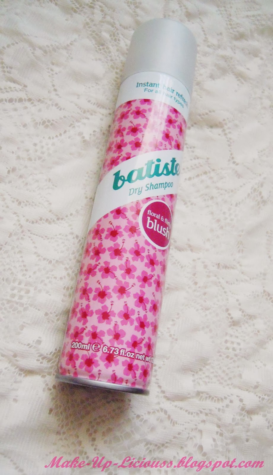 Batiste Dry Shampoo Floral & Flirty Blush review MakeUpLicious