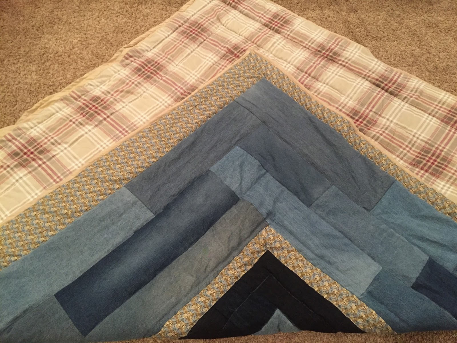 Deerecountry Quilts Denim King Quilt