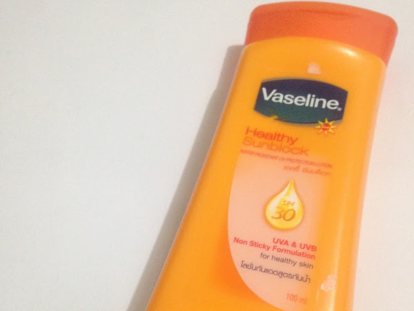 Vaseline Healthy Sunblock Water Resistant UV Protection Lotion Review