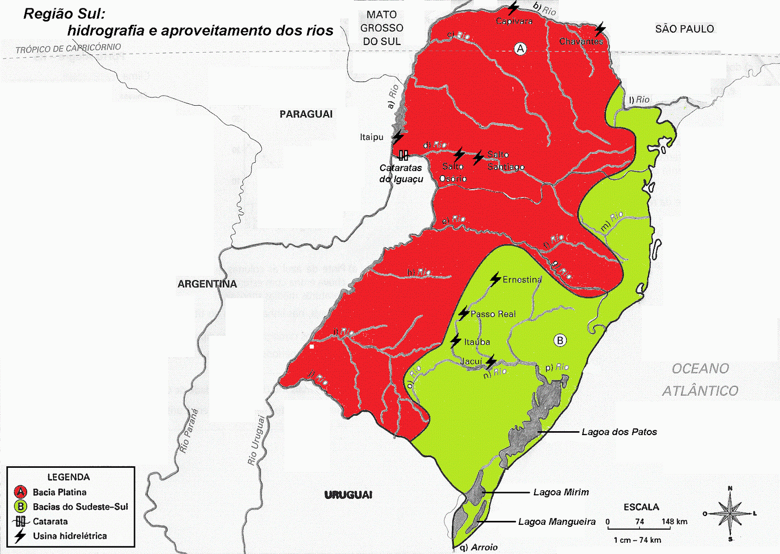 Geografia Fundamental Região Sul Atividade 7º