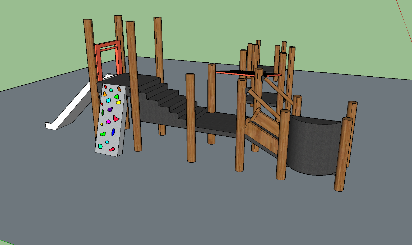 Спортивная площадка скетчап. Детская площадка скетчап. Спортивная площадка скетчап. Детская горка sketchup. Качели sketchup.