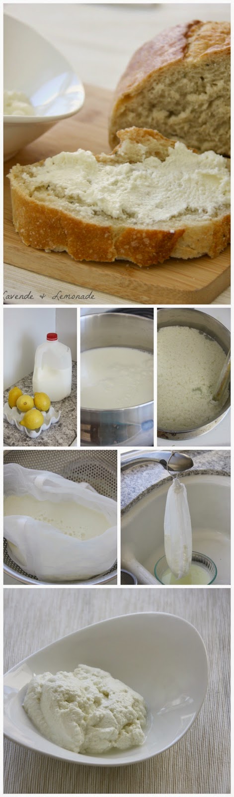 Homemade Ricotta - amazingly delicious and so easy to make with these step-by-step instructions by Lavende & Lemonade
