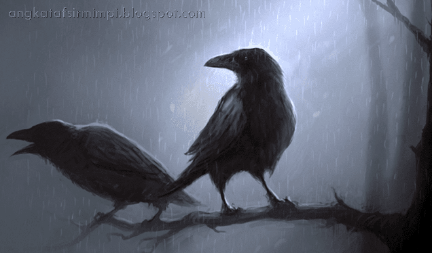 Gambar 3d Burung Gagak Markas3d