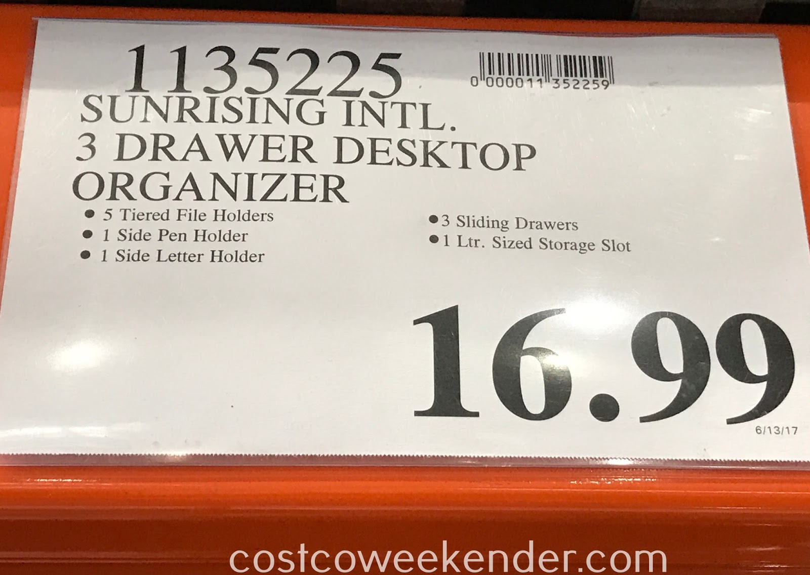 Designa Mesh Desk Organizer Costco Weekender