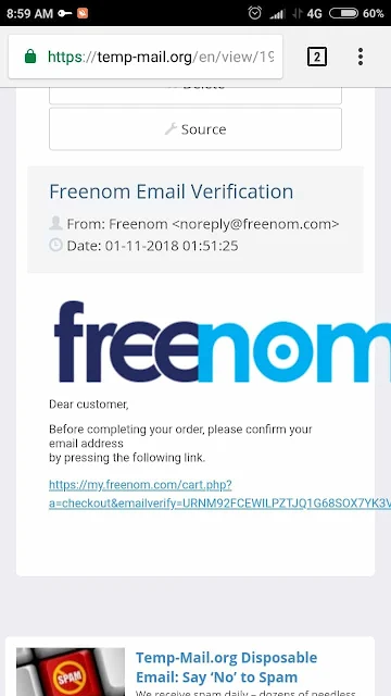 cara daftar domain gratis freenom