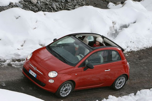 Fiat 500C Winter Drive