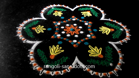 CD rangoli designs for Navratri Diwali craft