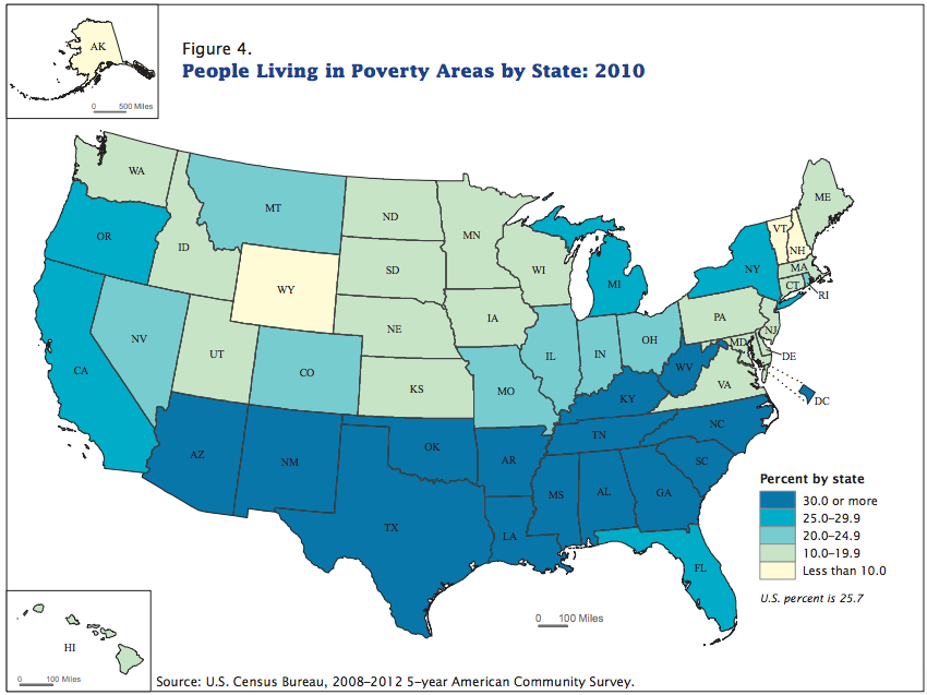 Liberate Christ Pockets of poverty grow larger in United States