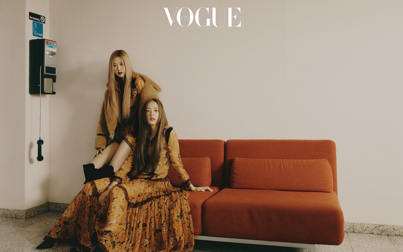 Jisoo & Rosé For Vogue Korea Magazine November 2018 Issue
