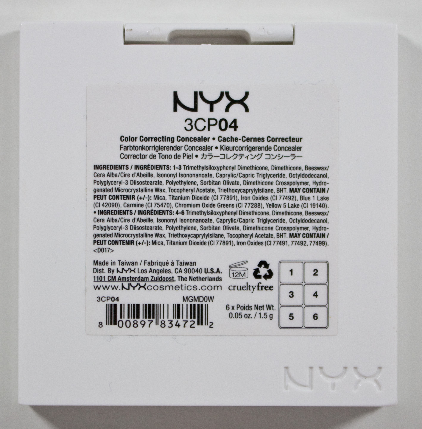 WARPAINT and Unicorns Dare to Compare Color Correcting & Concealer