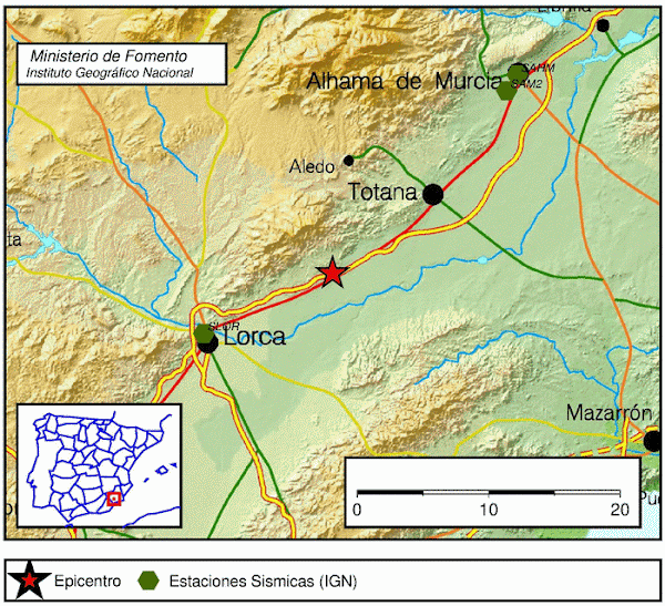 Lorca volvió a tener miedo con terremoto de Aledo Lorca volvió a tener miedo con terremoto de Aledo