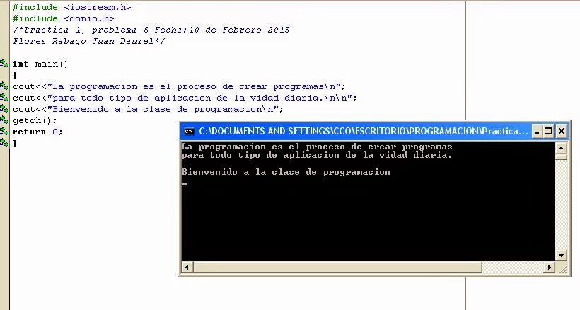 Programación Estructurada, Equipo#3: Practica 1