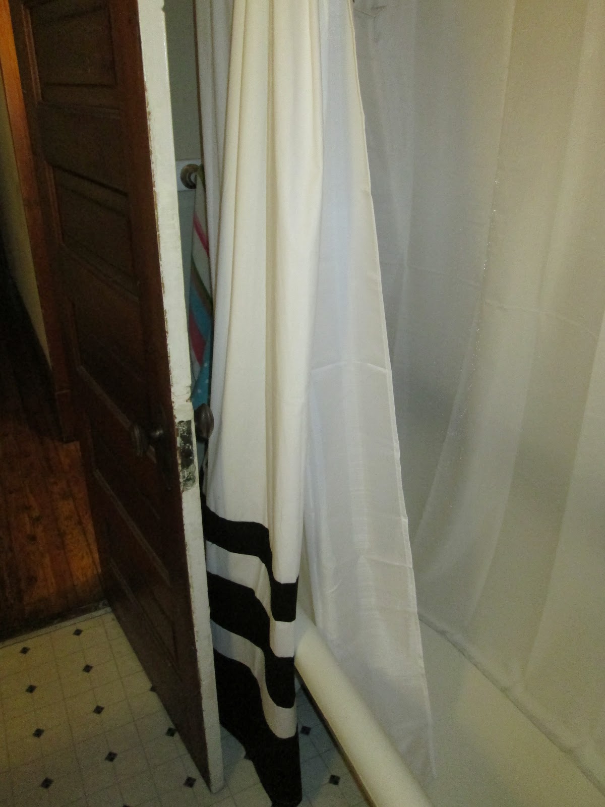 Making Home from Scratch Shower curtain adjustments