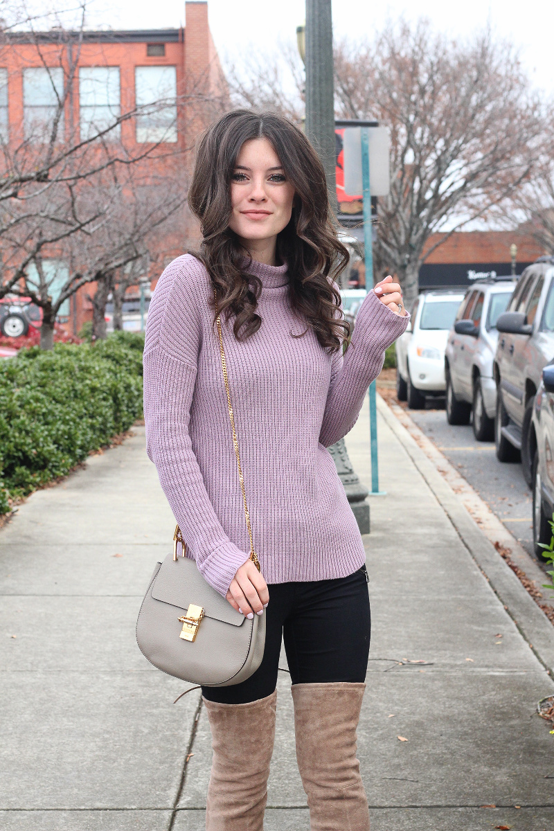mrs. simply lovely Purple Sweater for Winter