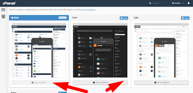 Simple steps to change the theme of your cPanel account