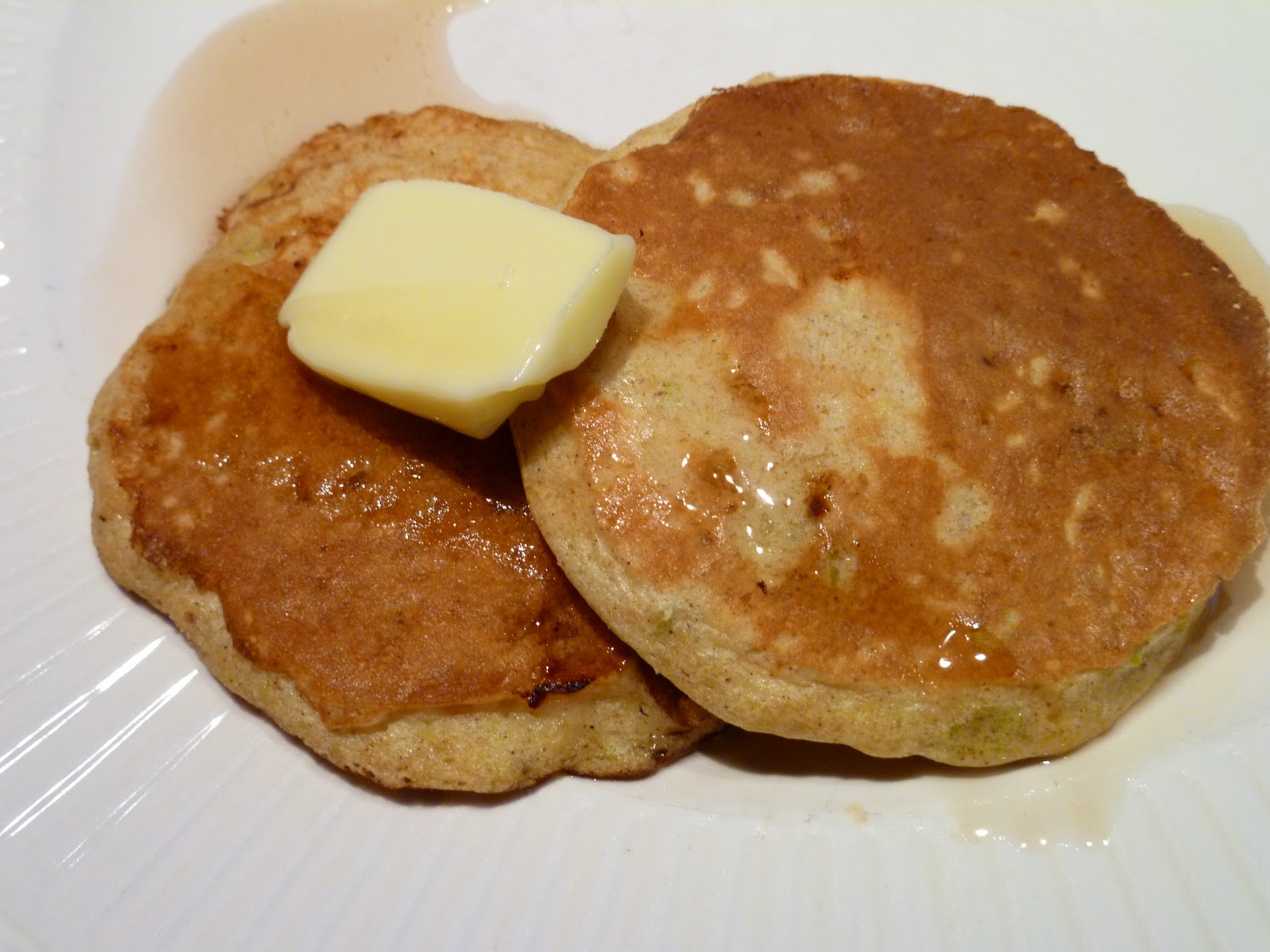 A Happy Taste! Cottage Cheese & Apple Pancakes
