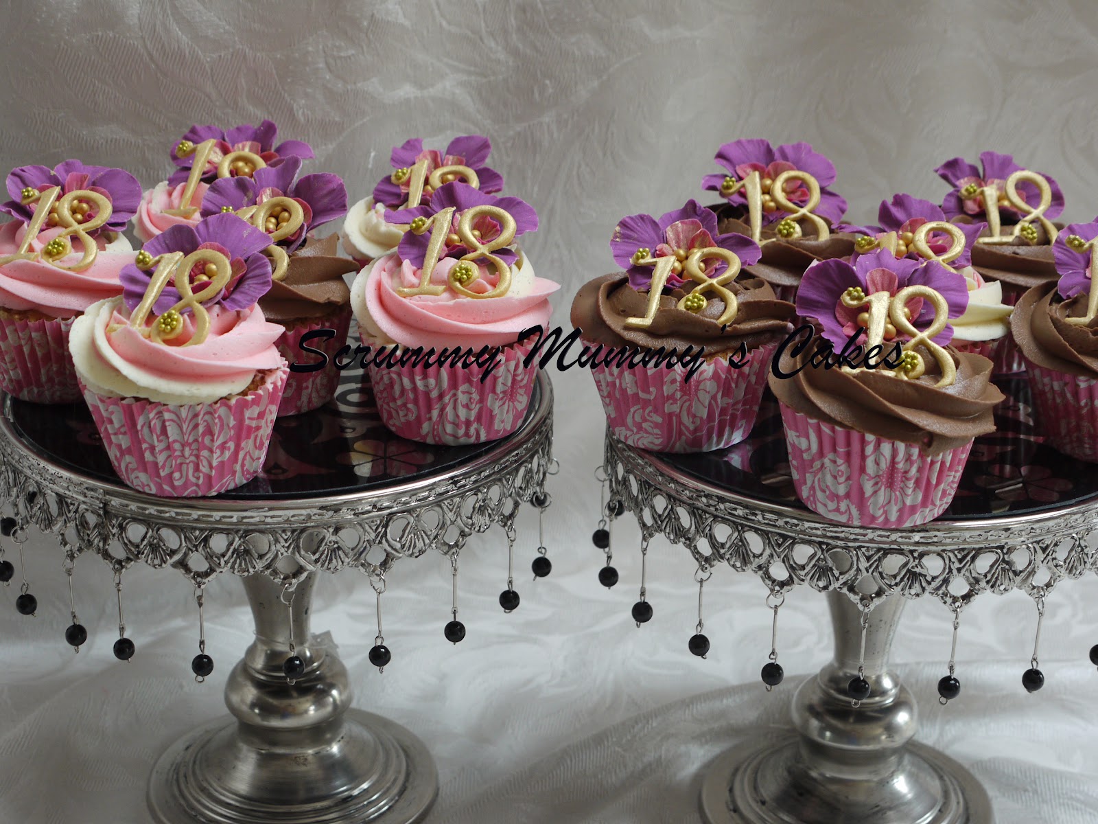 Scrummy Mummy s Cakes 18th Birthday Cupcakes