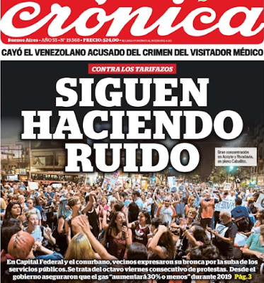 Una tapa del día con ruido