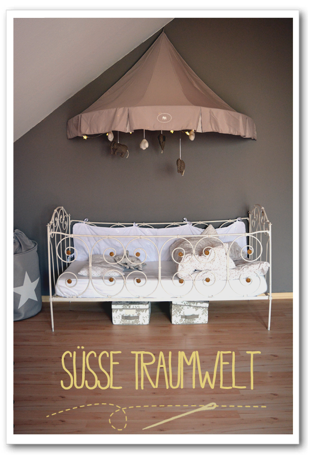 Kleine Muzelmaus Elefanten Betthimmel Passend Zur Charmtroll Denn Beige Weiße Betthimmel Und Dazu Passende Bettwäsche Ergänzen Unser Antikes Babybett Wunderbar