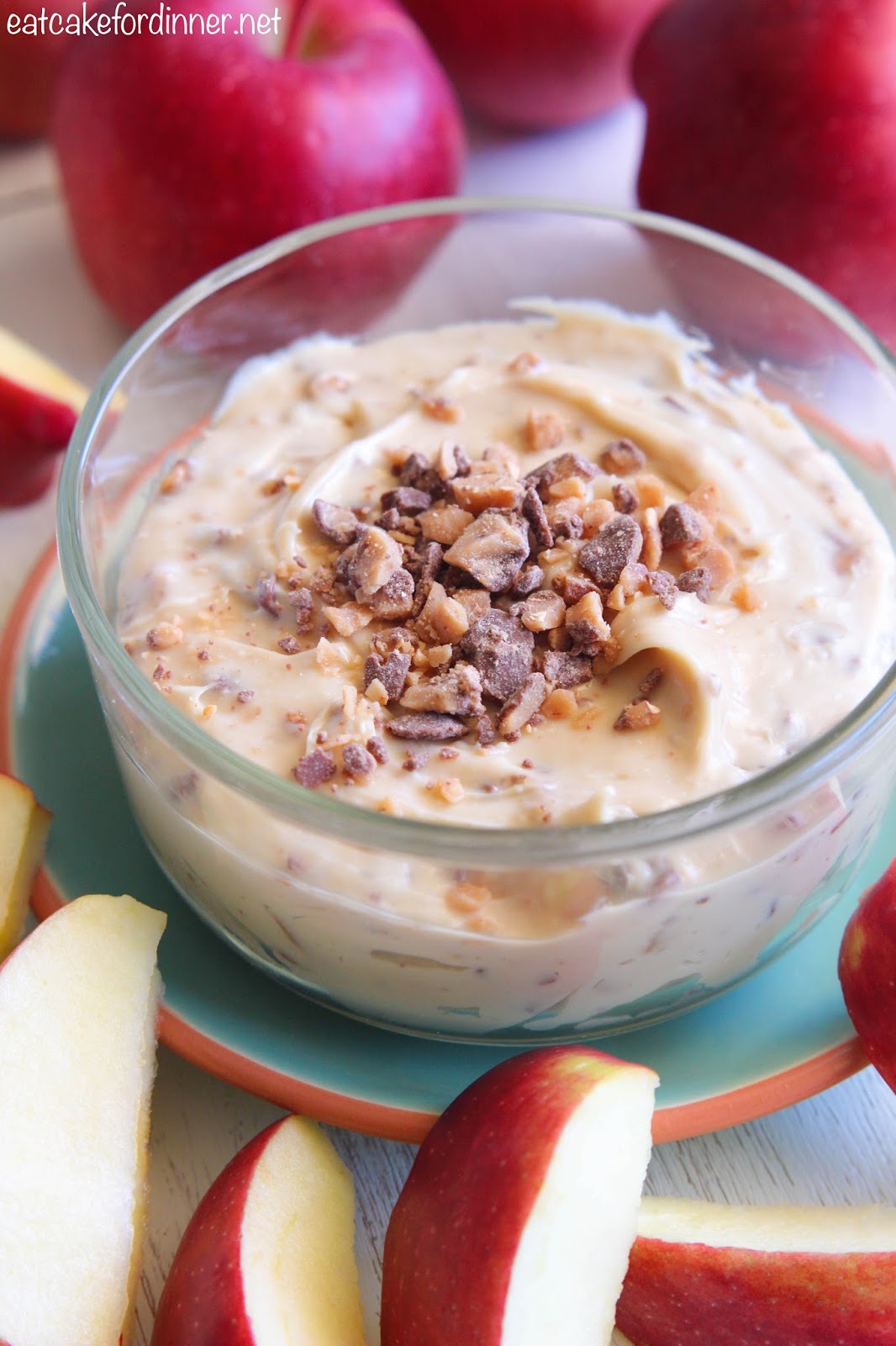 Eat Cake For Dinner Chocolate Toffee Apple Dip