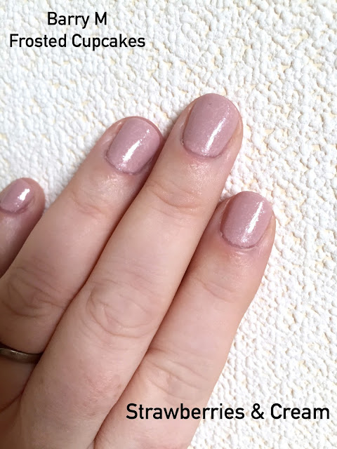 Barry M Frosted Cupcake Polishes - NOTD And Review 