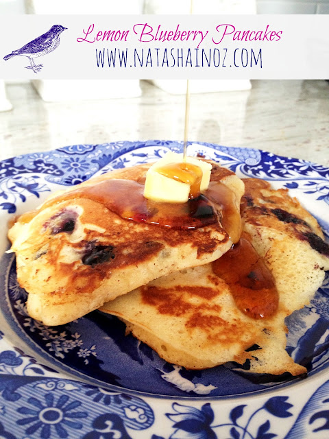 Pioneer Woman's Lemon Blueberry Pancakes