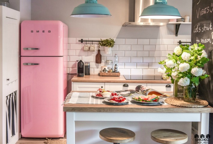 Estilo escandinavo con guiños en color pastel