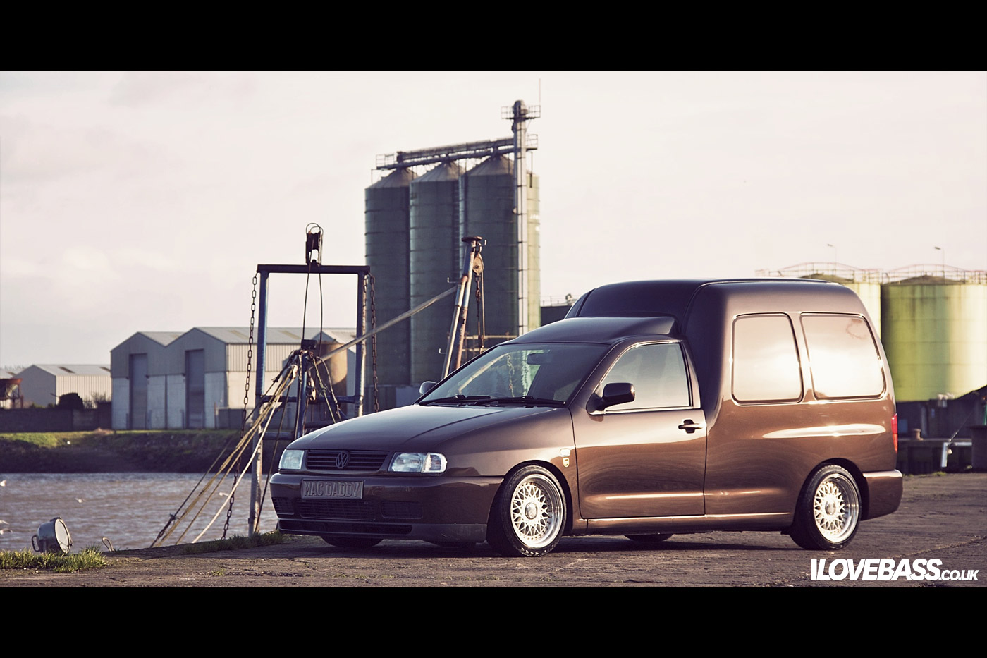 VW Life Style Caddy MK2 "ups" + 15" BBS RM
