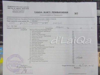 slip pembayaran pembuatan surat kematian