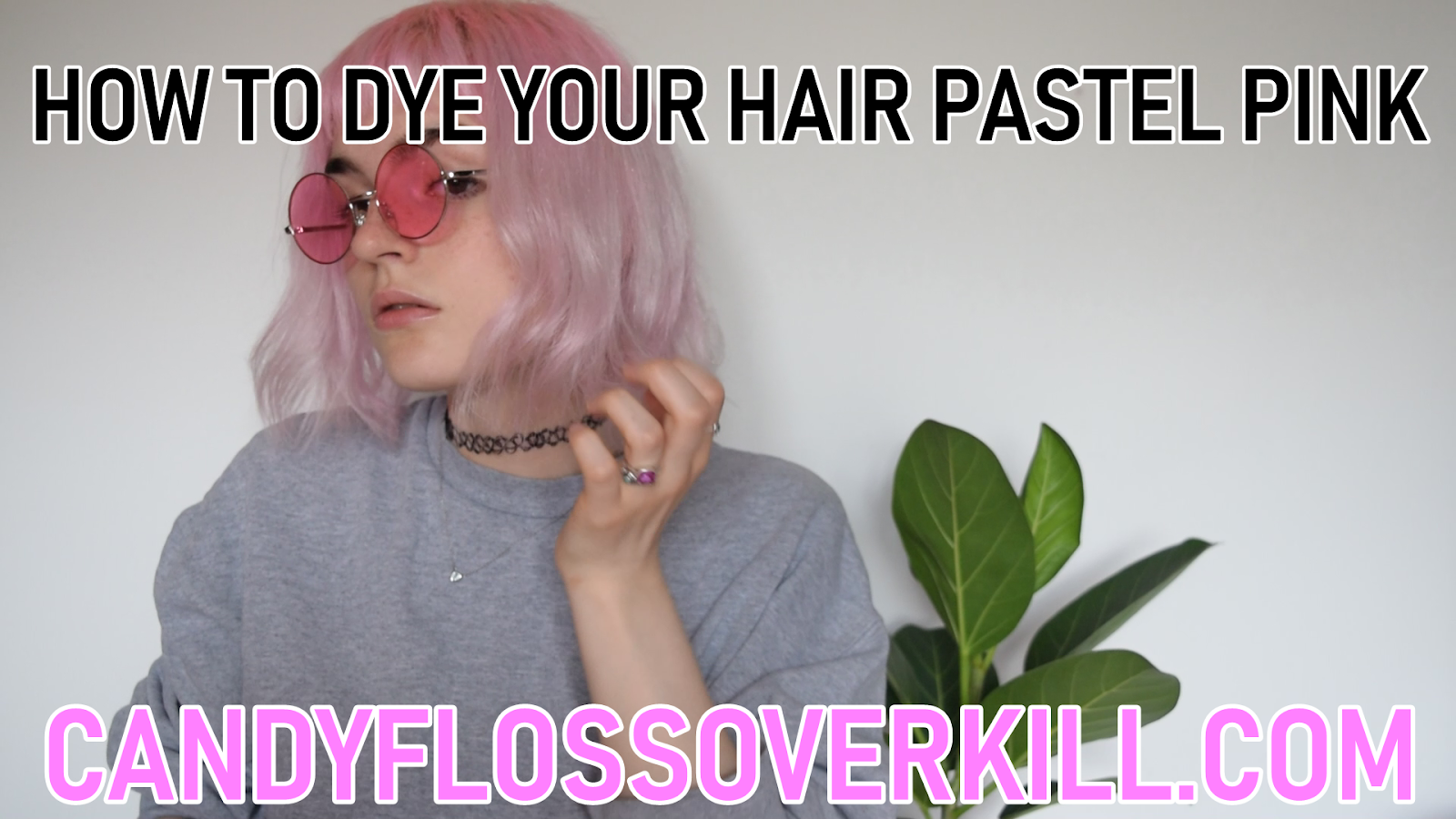 New Youtube video// How to dye your hair pastel pink with Directions  Carnation Pink | Candyfloss Overkill