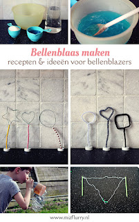 Bellenblaas maken - recepten en ideeën voor bellenblazers