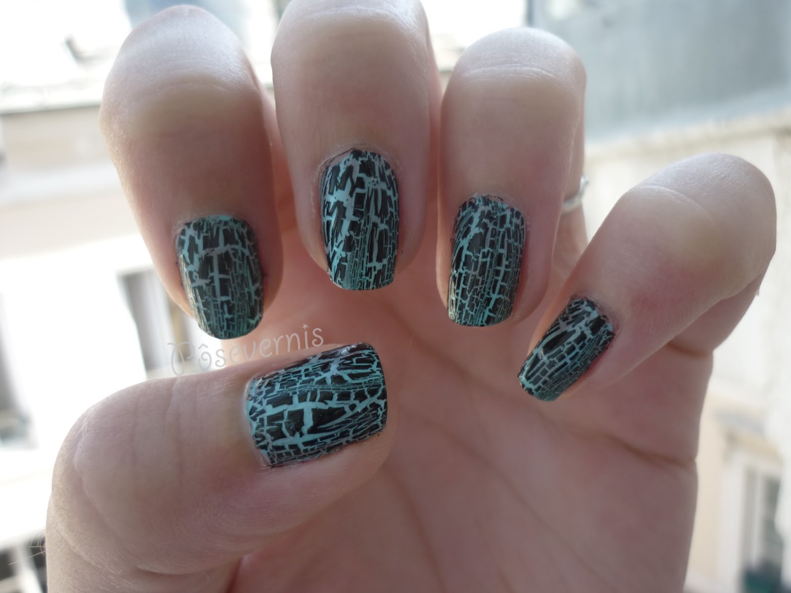 chaussure vernis craquelé