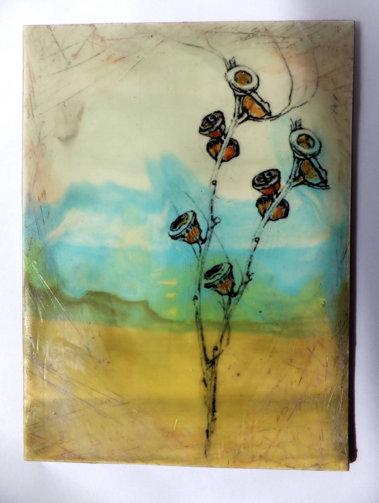 Aggregate Memories Encaustic Class....