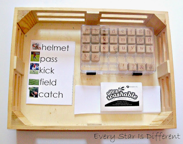 Stamping Spelling Activity