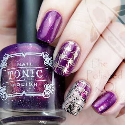 Tonic Polish Lula- Floral Stamping with KADS plate