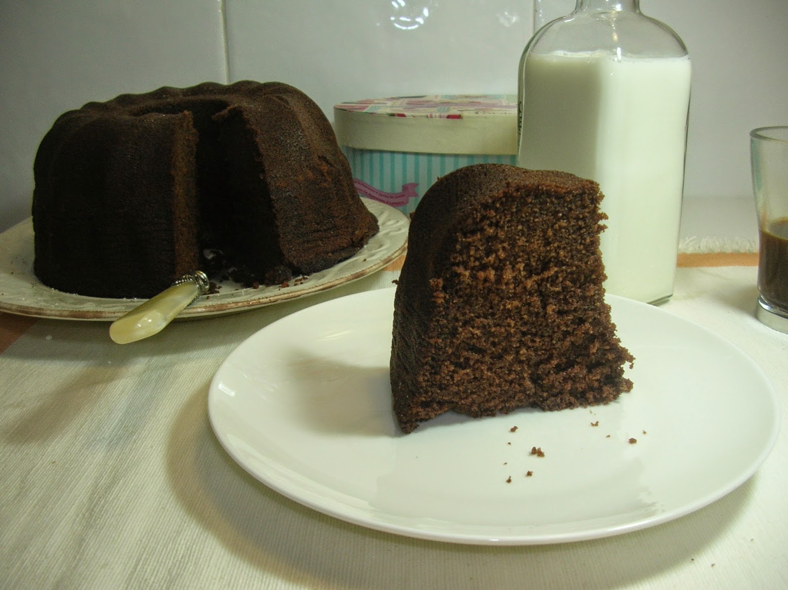 Nuvola Glacé / Mary Bundt cake de CocaCola y chocolate
