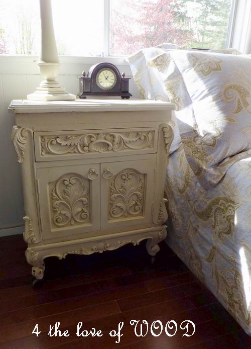 4 the love of wood MAKING FURNITURE TALLER carved bedside tables