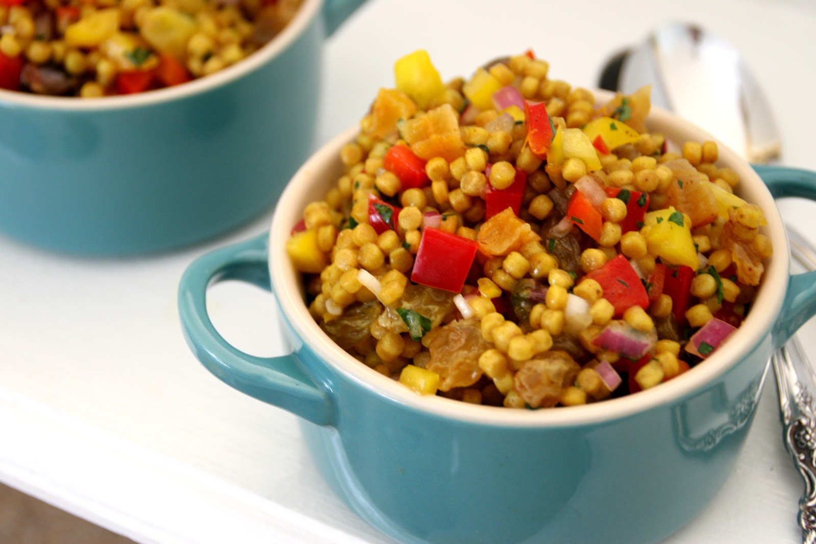 Cooking with Chopin, Living with Elmo Moroccan Toasted Couscous with