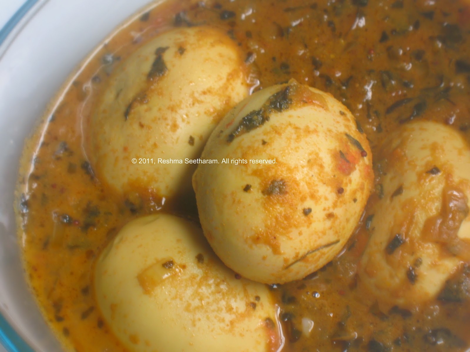 Methi Egg curry