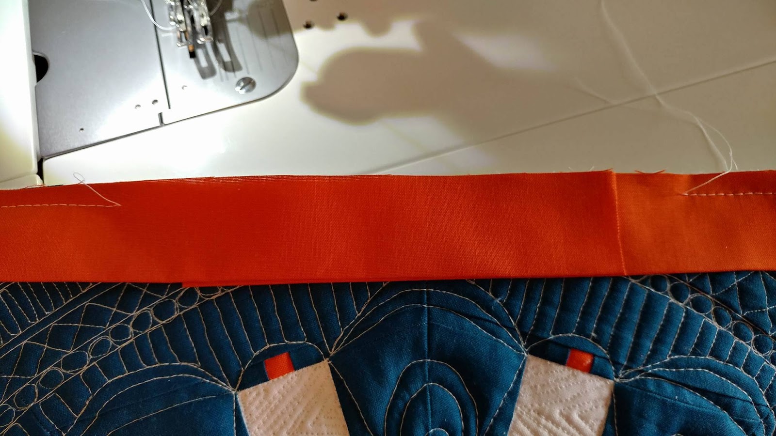 Slice of Pi Quilts Machine Quilt Binding Tutorial